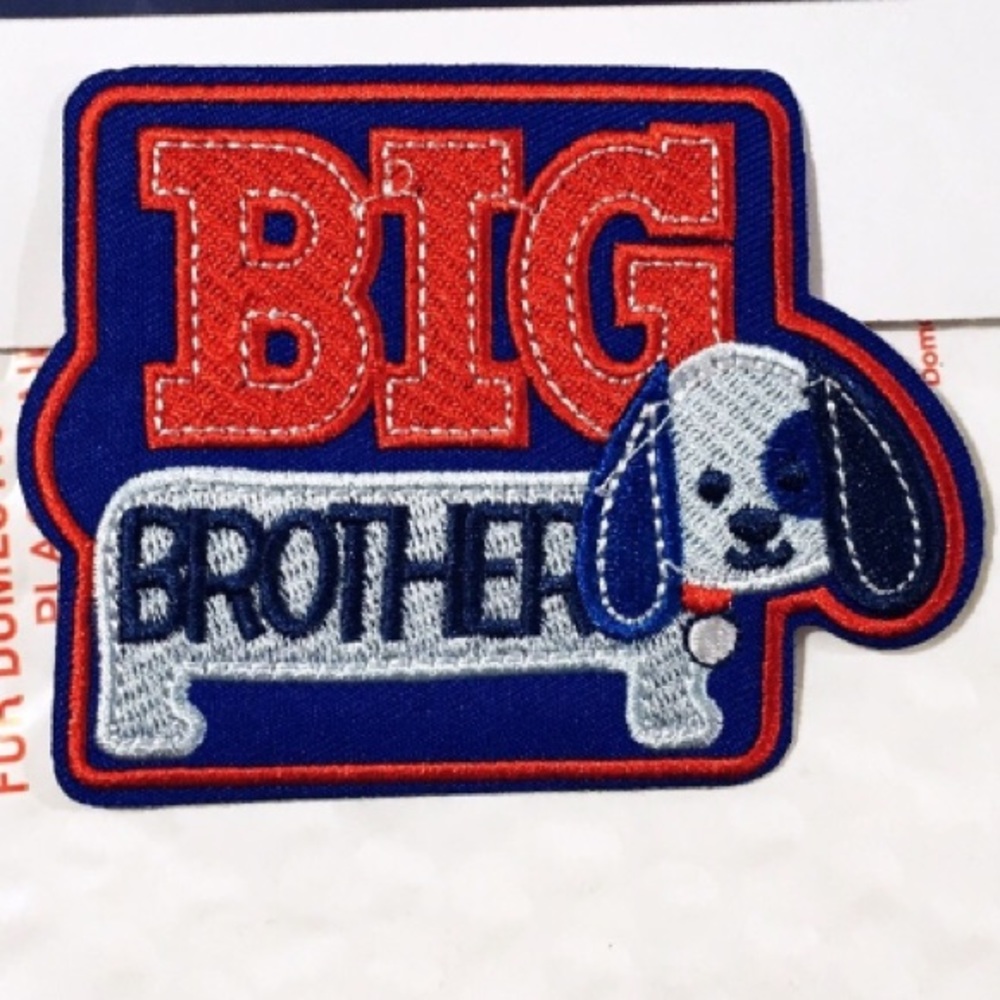 NEW BIG BROTHER PATCH SET ENDEARING SIBLINGS